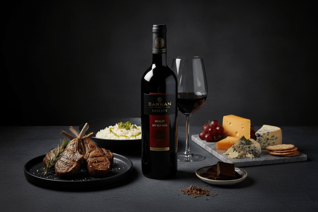 Vino Tinto Kosher Barkan Reserve Merlot 750ml Israel - La Cava