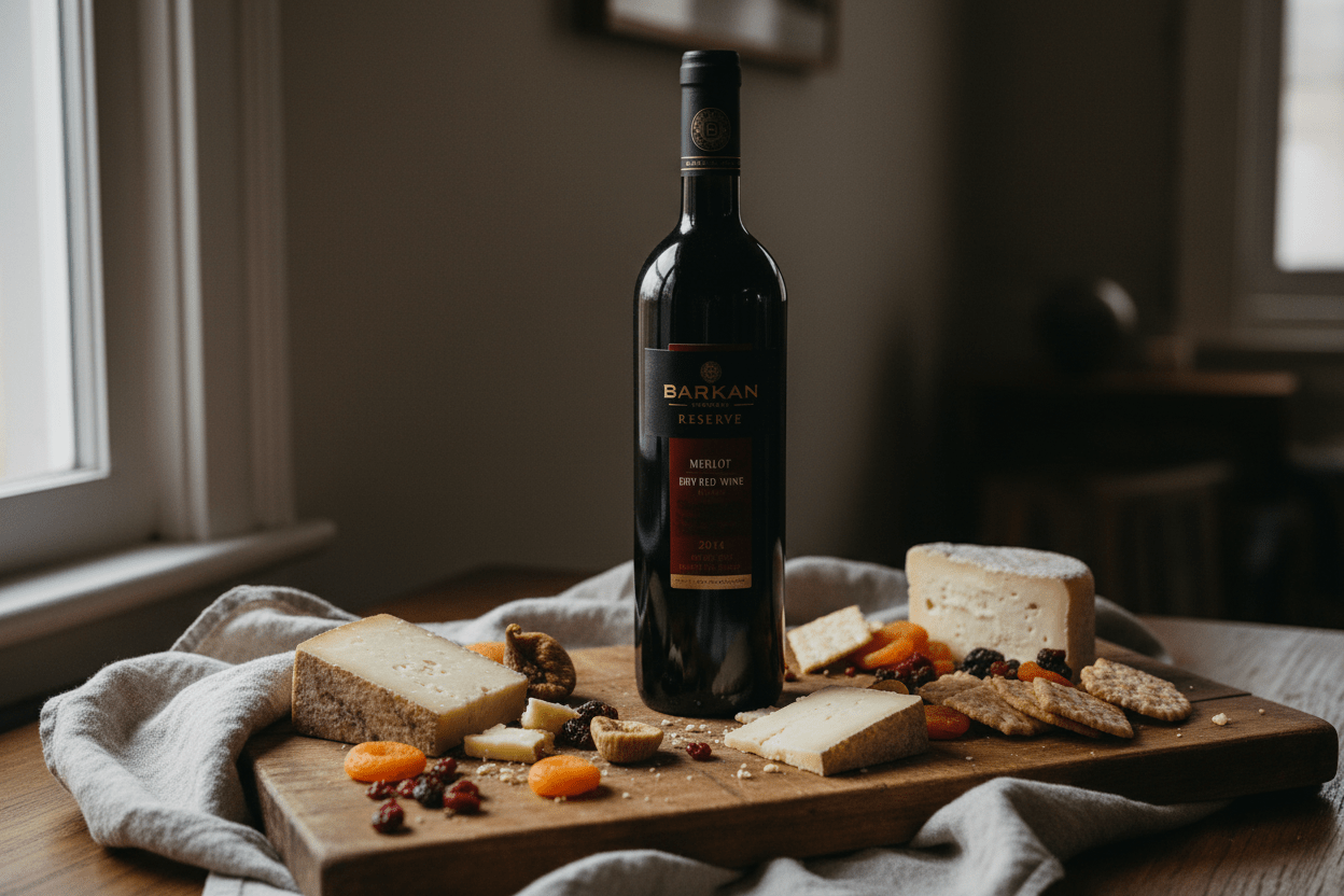 Vino Tinto Kosher Barkan Reserve Merlot 750ml Israel - La Cava