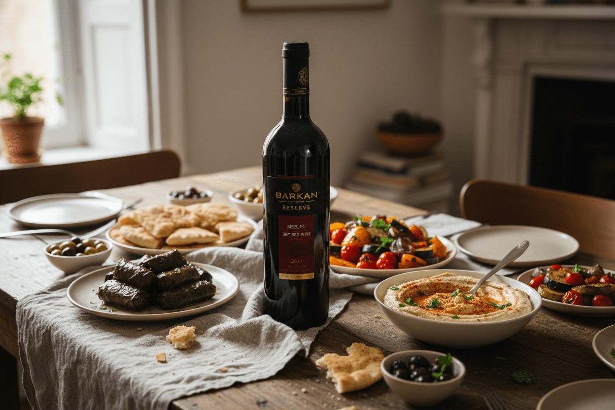 Vino Tinto Kosher Barkan Reserve Merlot 750ml Israel - La Cava