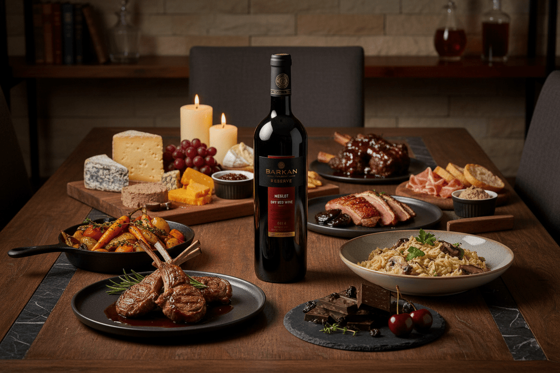 Vino Tinto Kosher Barkan Reserve Merlot 750ml Israel - Vino de Israel - La Cava