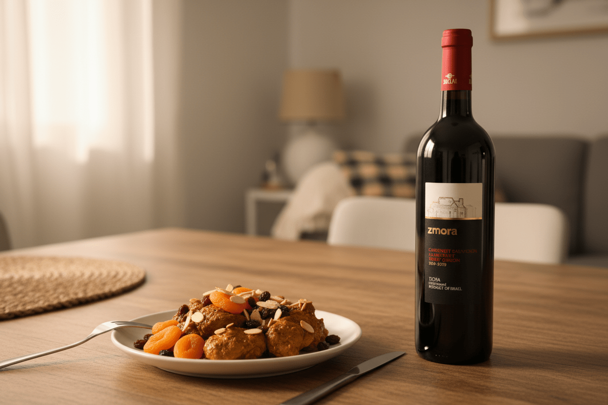 Vino Tinto Kosher Ben Ami Zamora Cabernet Sauvignon Semi-Sweet 750ml Israel - Vino de Israel - La Cava