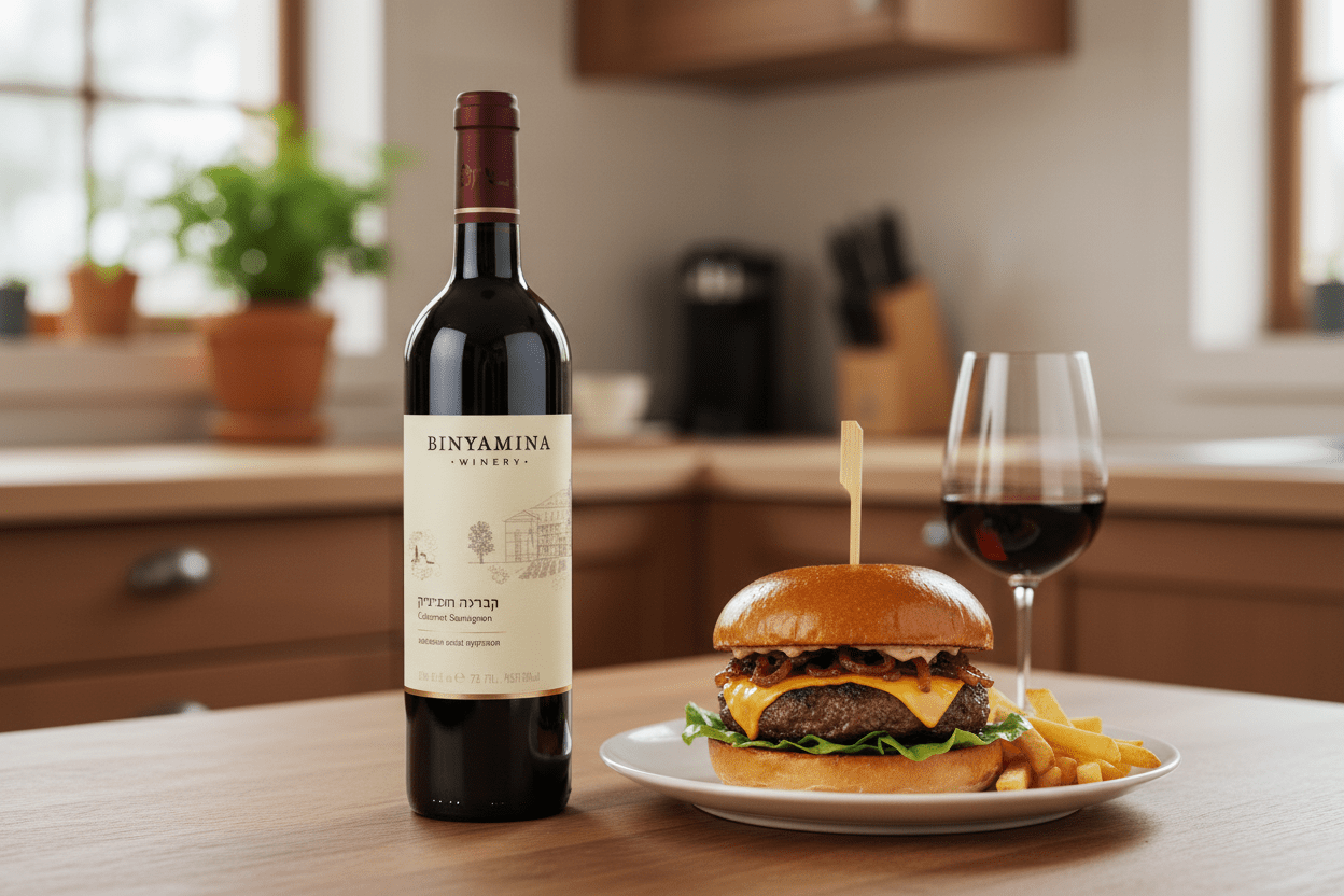 Vino Tinto Kosher Binyamina Moshava Cabernet Sauvignon 750ml - Vino de Israel - La Cava
