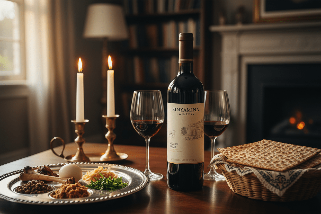 Vino Tinto Kosher Binyamina Moshava Merlot 750ml Israel - Vino de Israel - La Cava