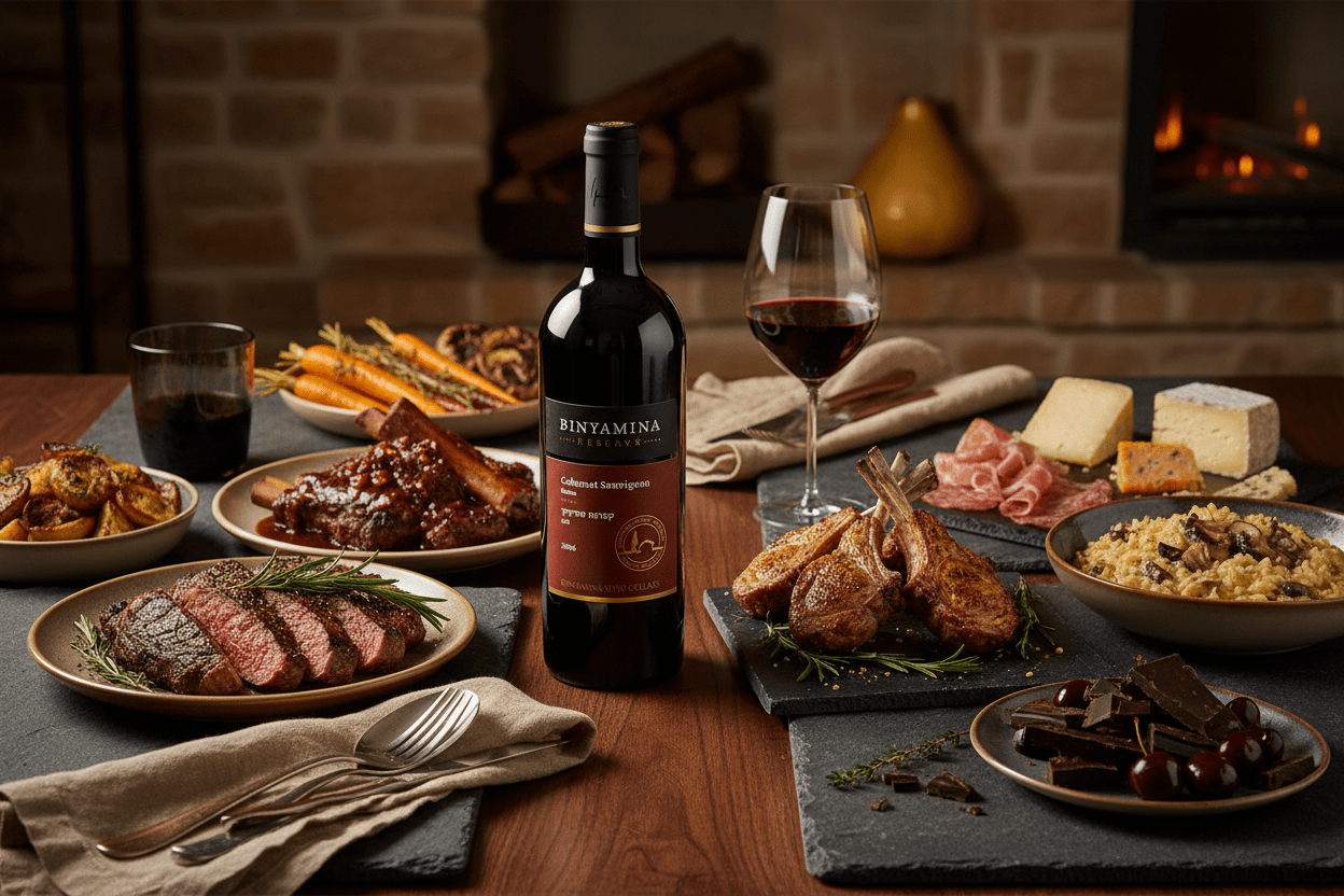 Vino Tinto Kosher Binyamina Reserve Cabernet Sauvignon 750ml Israel - Vino de Israel - La Cava