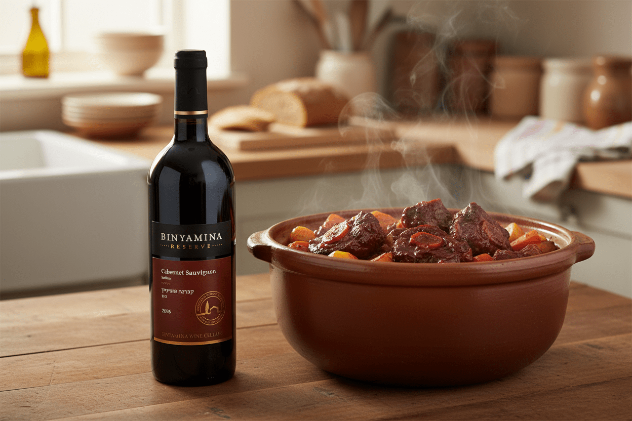 Vino Tinto Kosher Binyamina Reserve Cabernet Sauvignon 750ml Israel - Vino de Israel - La Cava