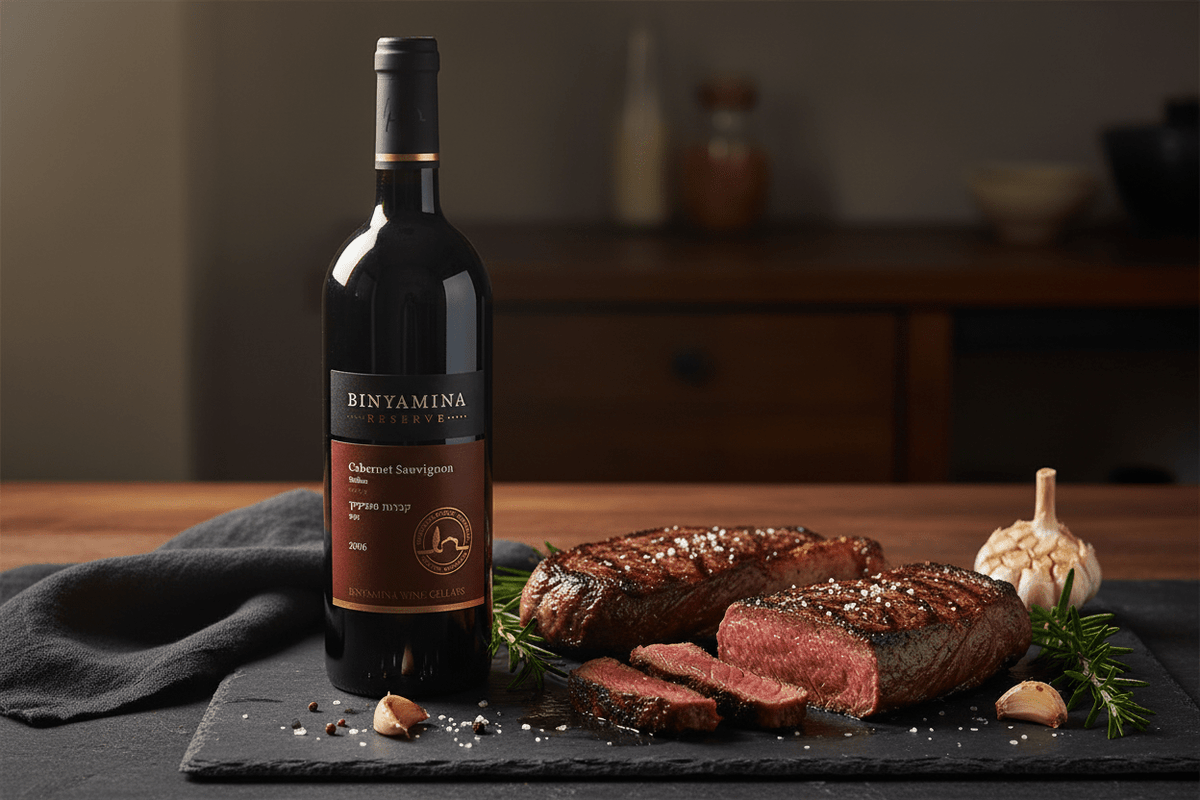 Vino Tinto Kosher Binyamina Reserve Cabernet Sauvignon 750ml Israel - Vino de Israel - La Cava