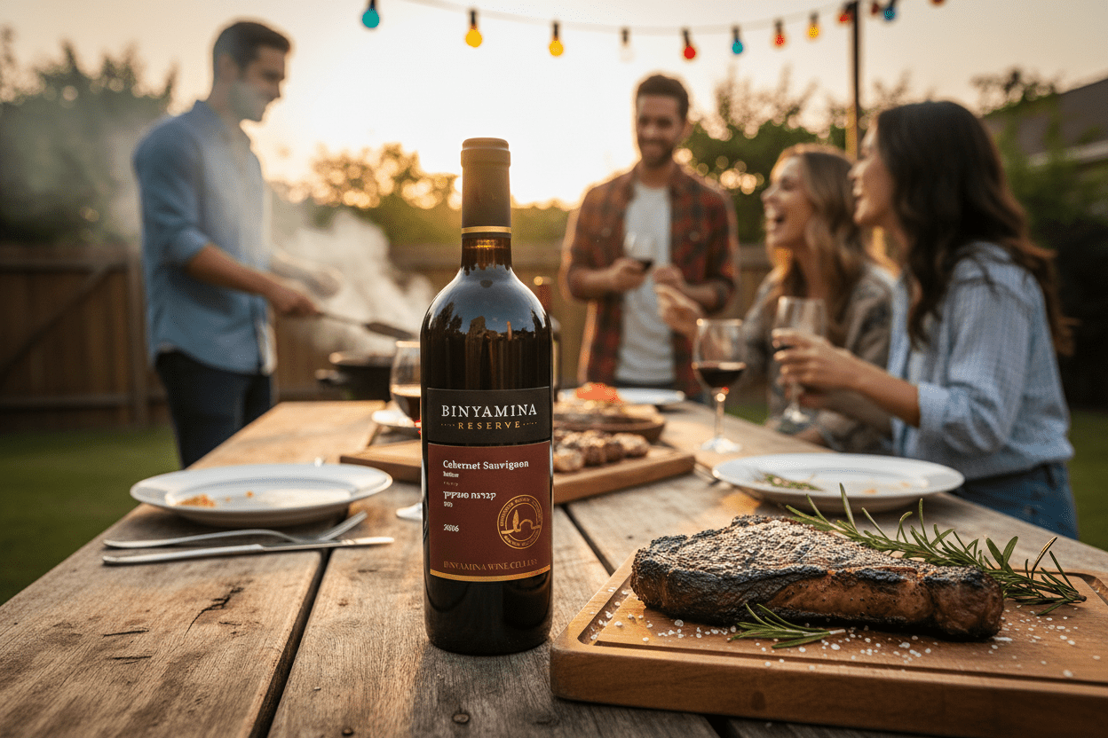 Vino Tinto Kosher Binyamina Reserve Cabernet Sauvignon 750ml Israel - Vino de Israel - La Cava