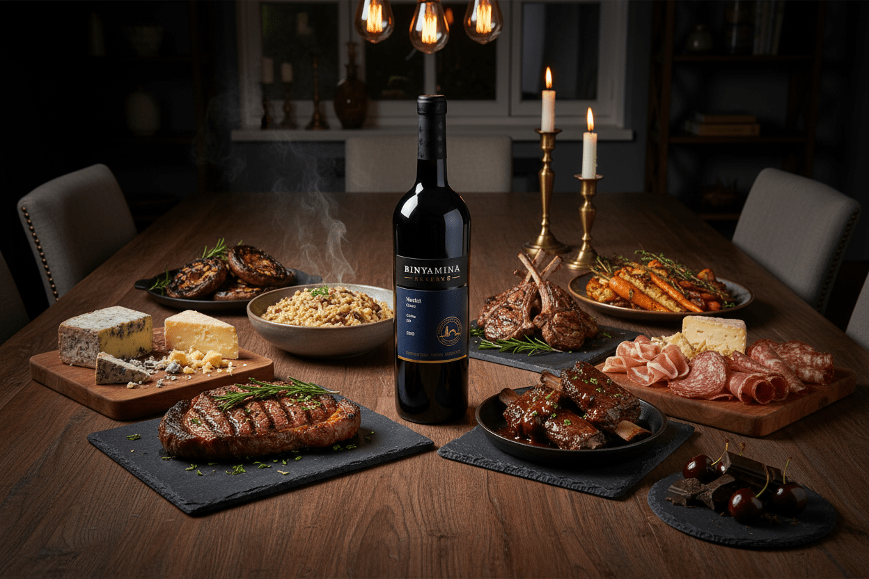 Vino Tinto Kosher Binyamina Reserve Merlot 750ml Israel - Vino de Israel - La Cava