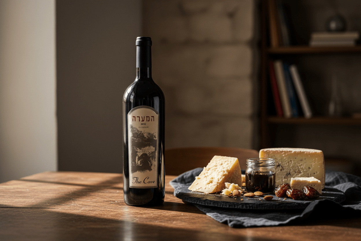 Vino Tinto Kosher Binyamina The Cave Mevushal 750ml Israel - Vino de Israel - La Cava