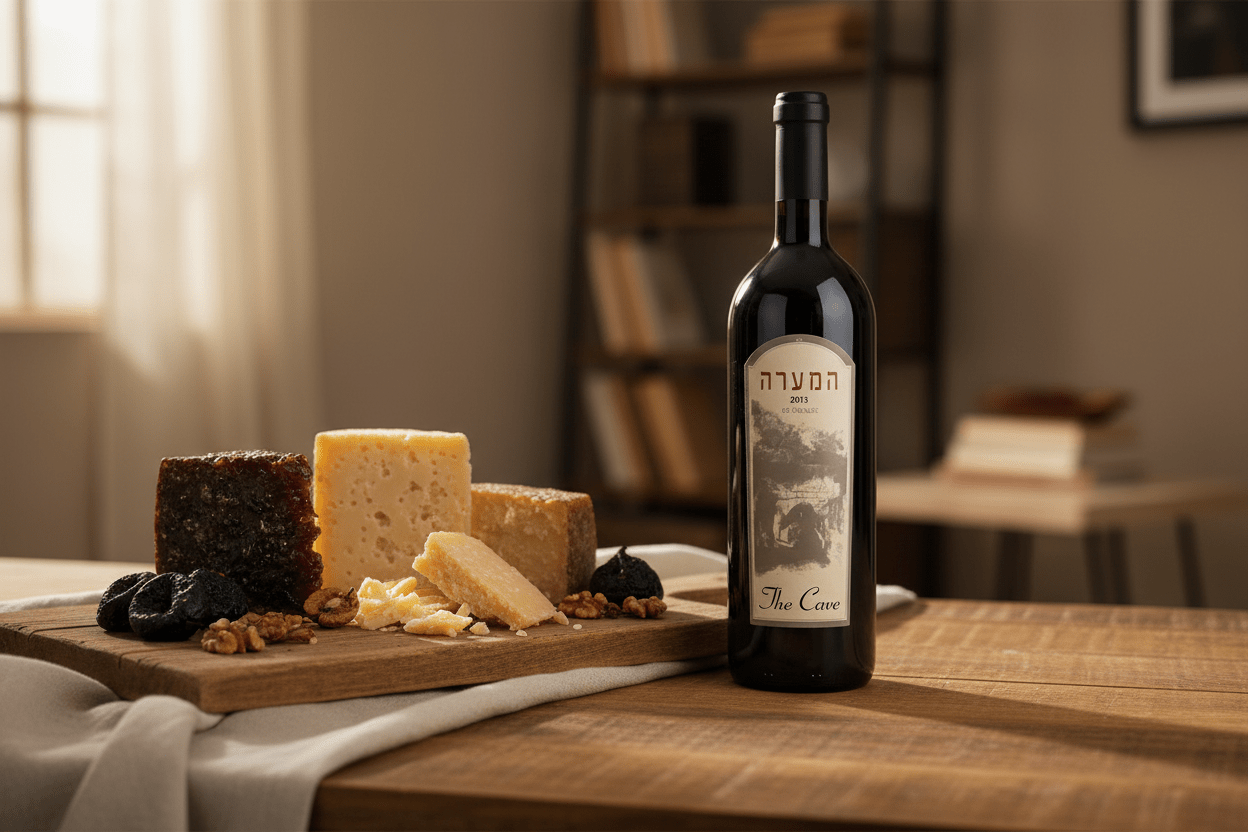 Vino Tinto Kosher Binyamina The Cave Mevushal 750ml Israel - Vino de Israel - La Cava