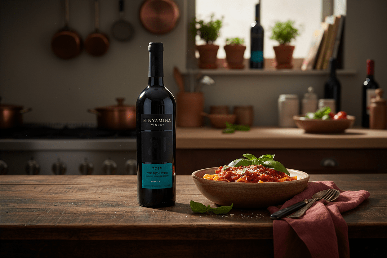 Vino Tinto Kosher Binyamina Yogev Cabernet Merlot 750ml Israel - Vino de Israel - La Cava