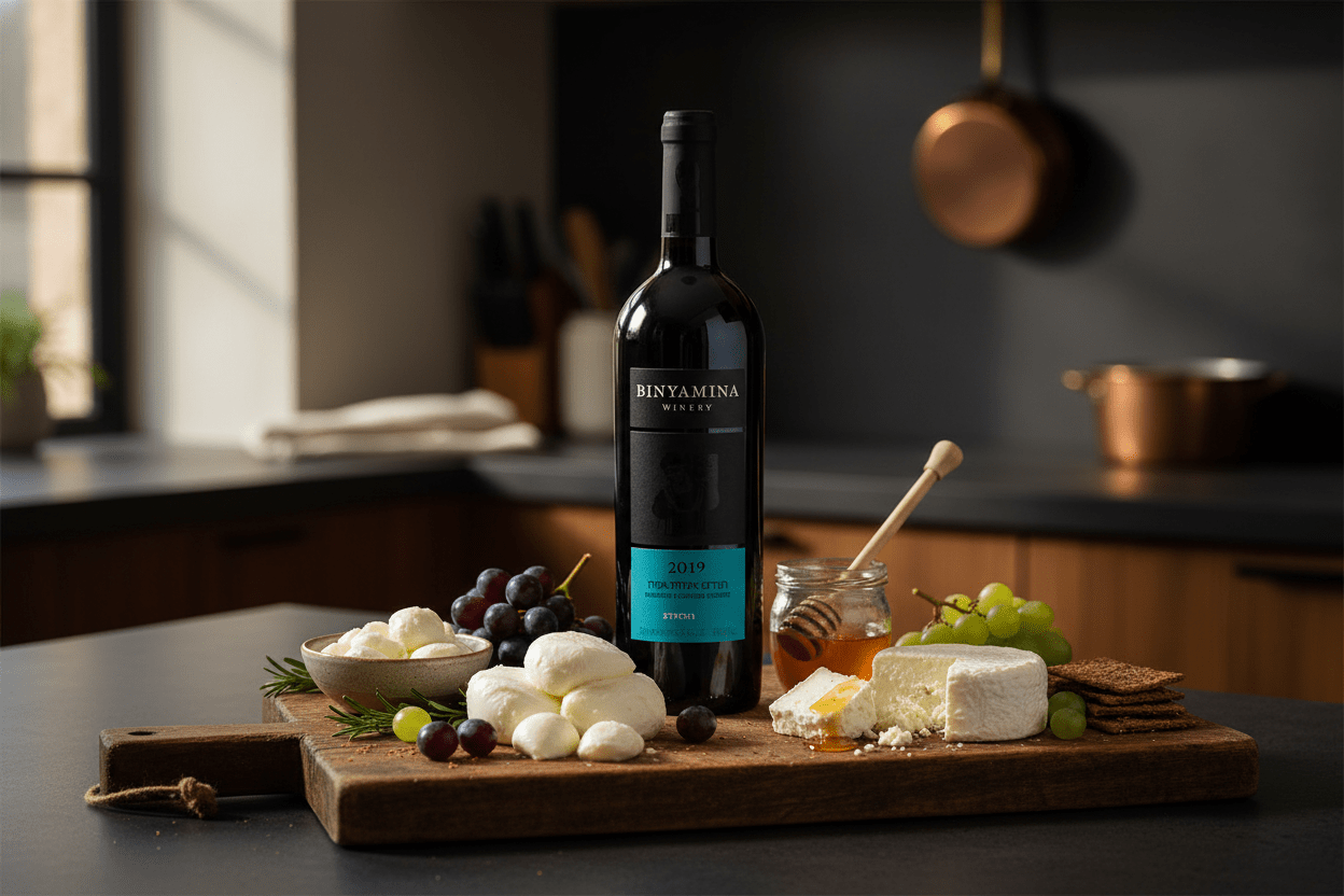 Vino Tinto Kosher Binyamina Yogev Cabernet Merlot 750ml Israel - Vino de Israel - La Cava