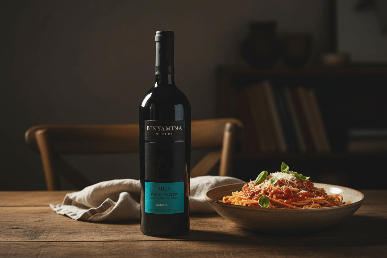 Vino Tinto Kosher Binyamina Yogev Cabernet Merlot 750ml Israel - Vino de Israel - La Cava