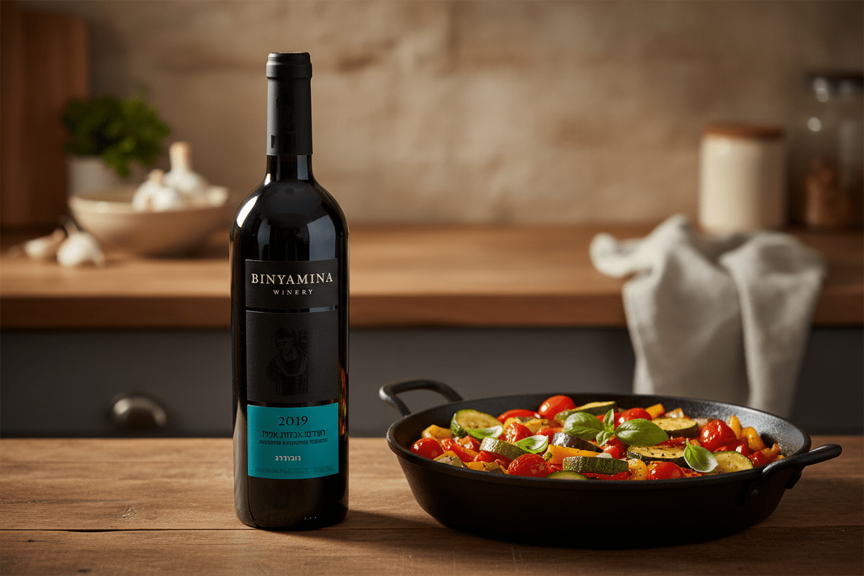 Vino Tinto Kosher Binyamina Yogev Cabernet Merlot 750ml Israel - Vino de Israel - La Cava