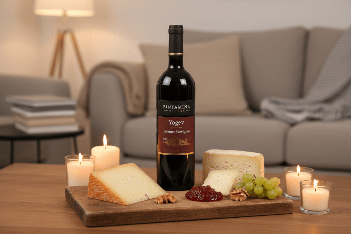 Vino Tinto Kosher Binyamina Yogev Cabernet Sauvignon 750ml Israel - Vino de Israel - La Cava