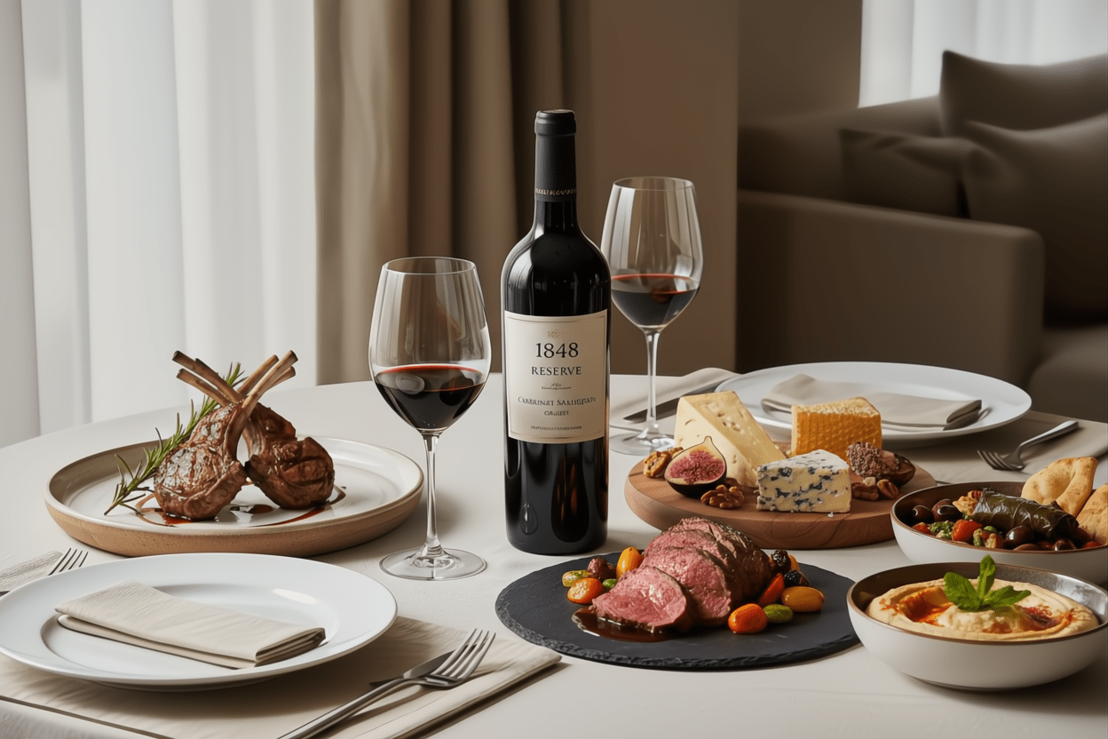 Vino Tinto Kosher Cabernet Sauvignon 1848 Winery Reserve 750ml - Vino de Israel - La Cava