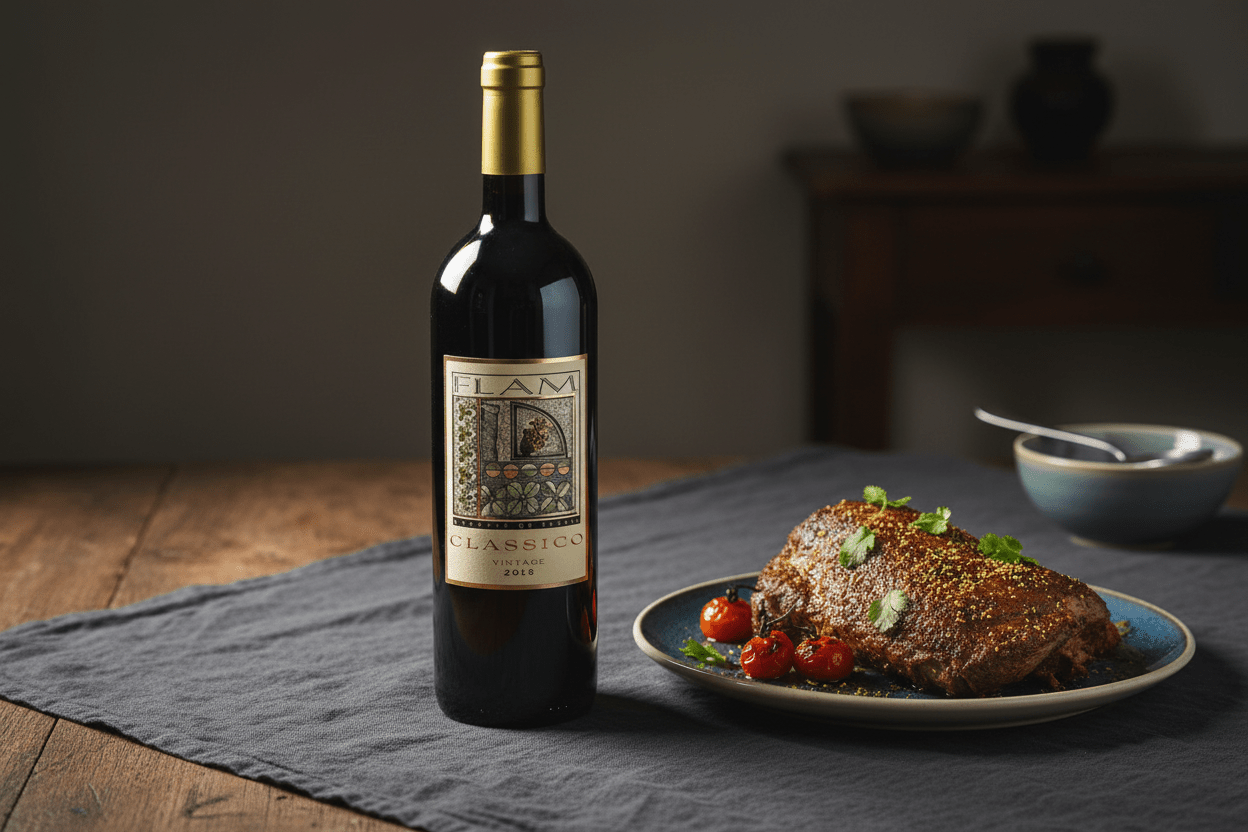 Vino Tinto Kosher Flam Clasico Vinatge 750 ml Israel - Vino de Israel - La Cava