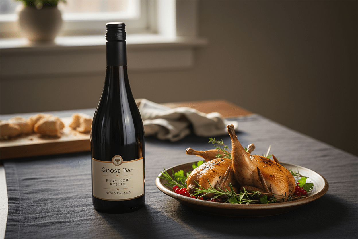 Vino Tinto Kosher Goose Bay pinot noir - Vino de Nueva Zelanda - La Cava