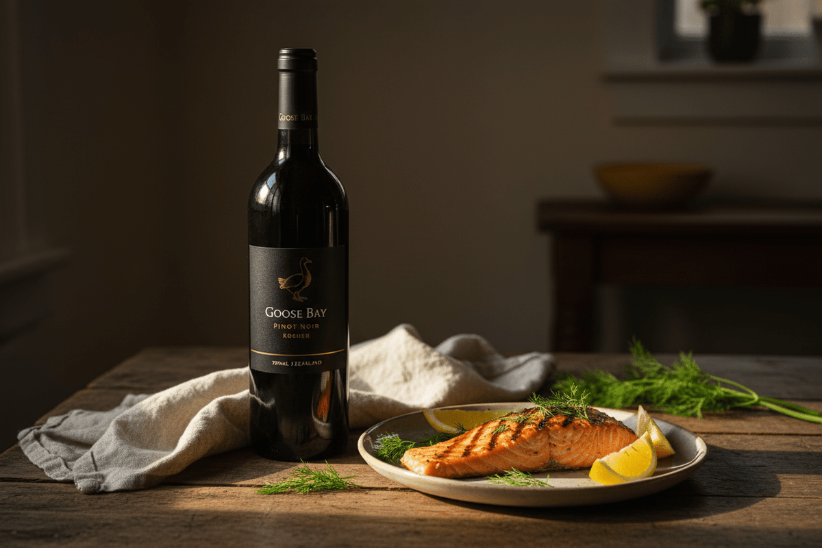Vino Tinto Kosher Goose Bay pinot noir - Vino de Nueva Zelanda - La Cava