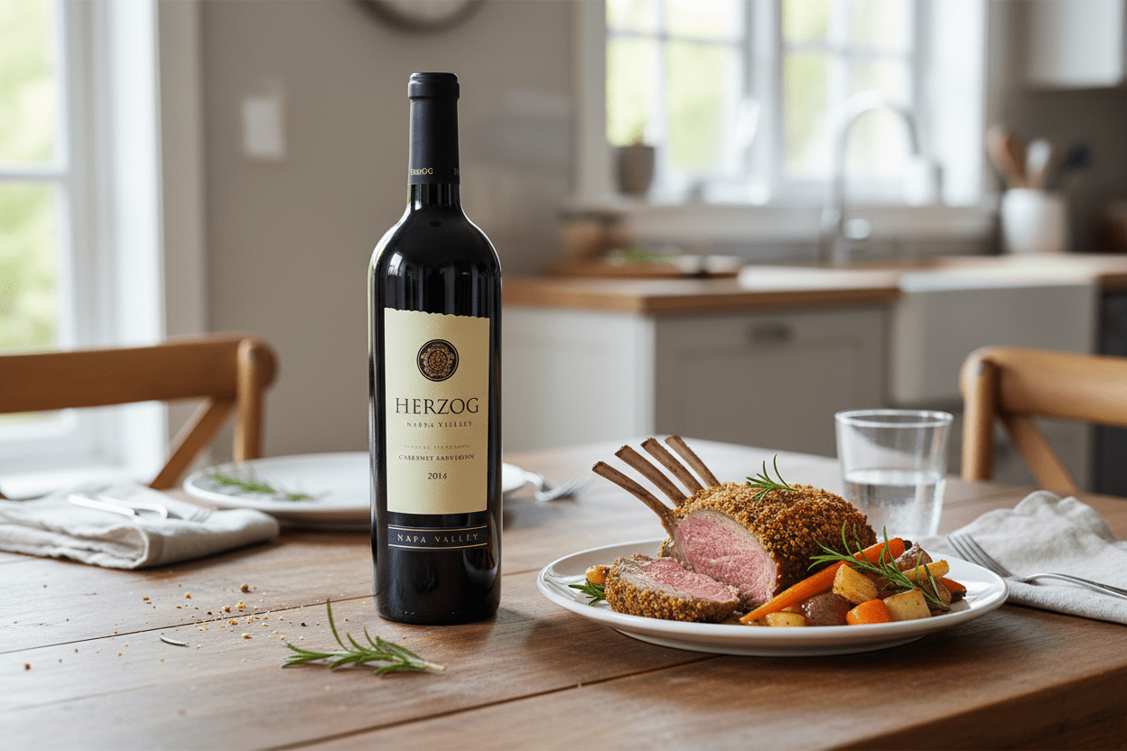 Vino tinto Kosher herzog napa valley cabernet 750 ml - Vino de Estados Unidos - La Cava