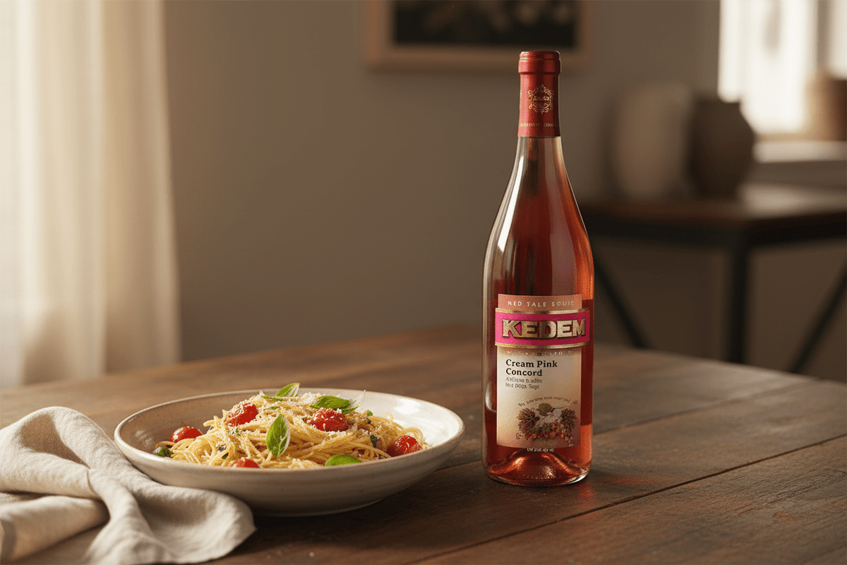 Vino Tinto kosher kedem blush concord 750 ml - Vino de Estados Unidos - La Cava