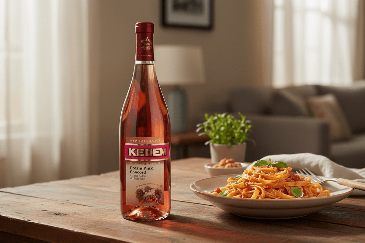 Vino Tinto kosher kedem blush concord 750 ml - Vino de Estados Unidos - La Cava