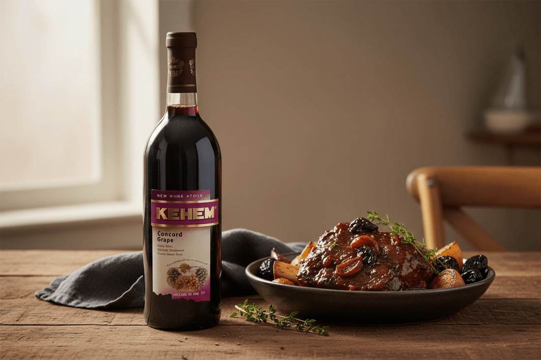 Vino Tinto Kosher kedem concord grape 750 ml - Vino de Estados Unidos - La Cava
