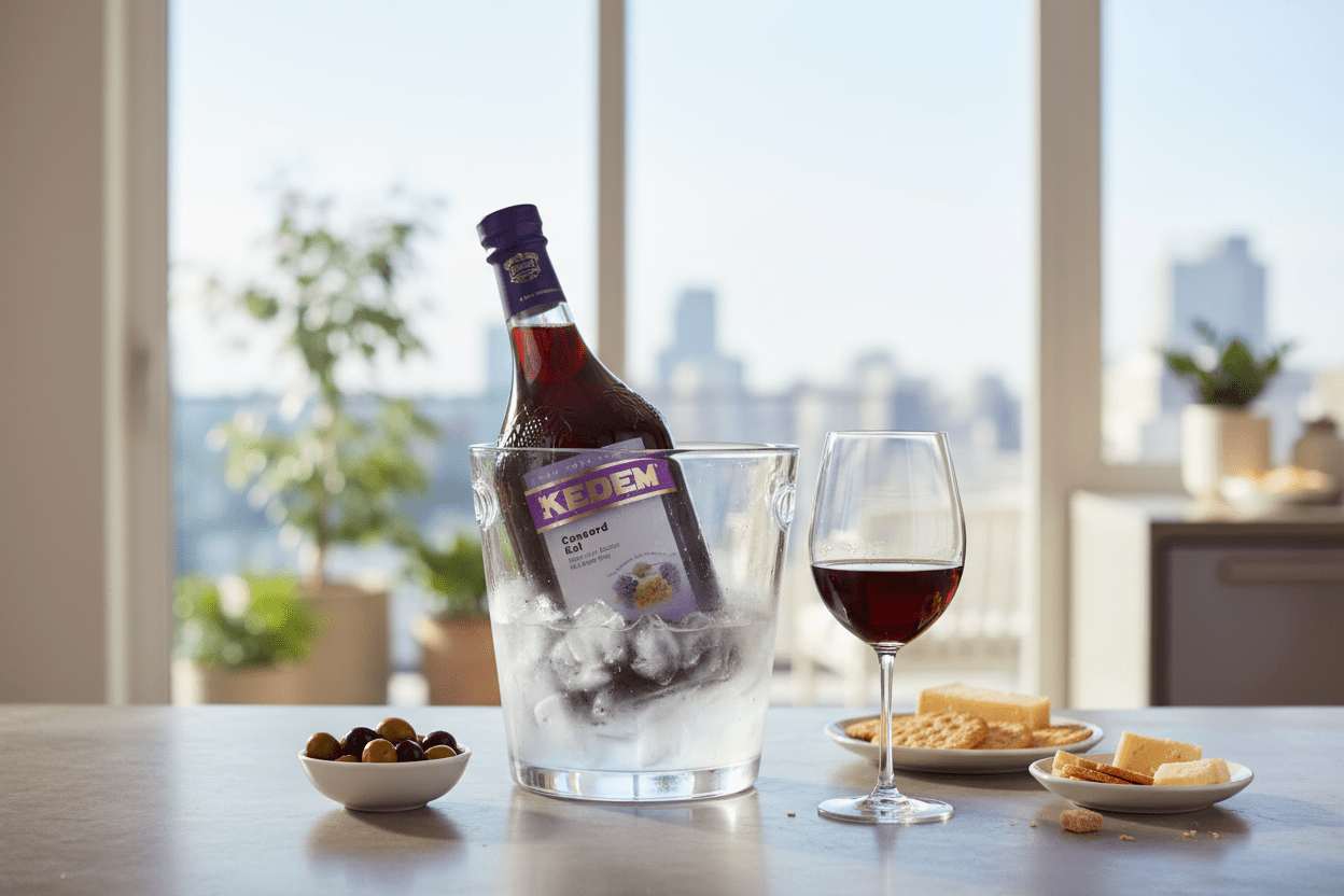 Vino tinto kosher kedem concord kal 1.5 lt - Vino de Estados Unidos - La Cava