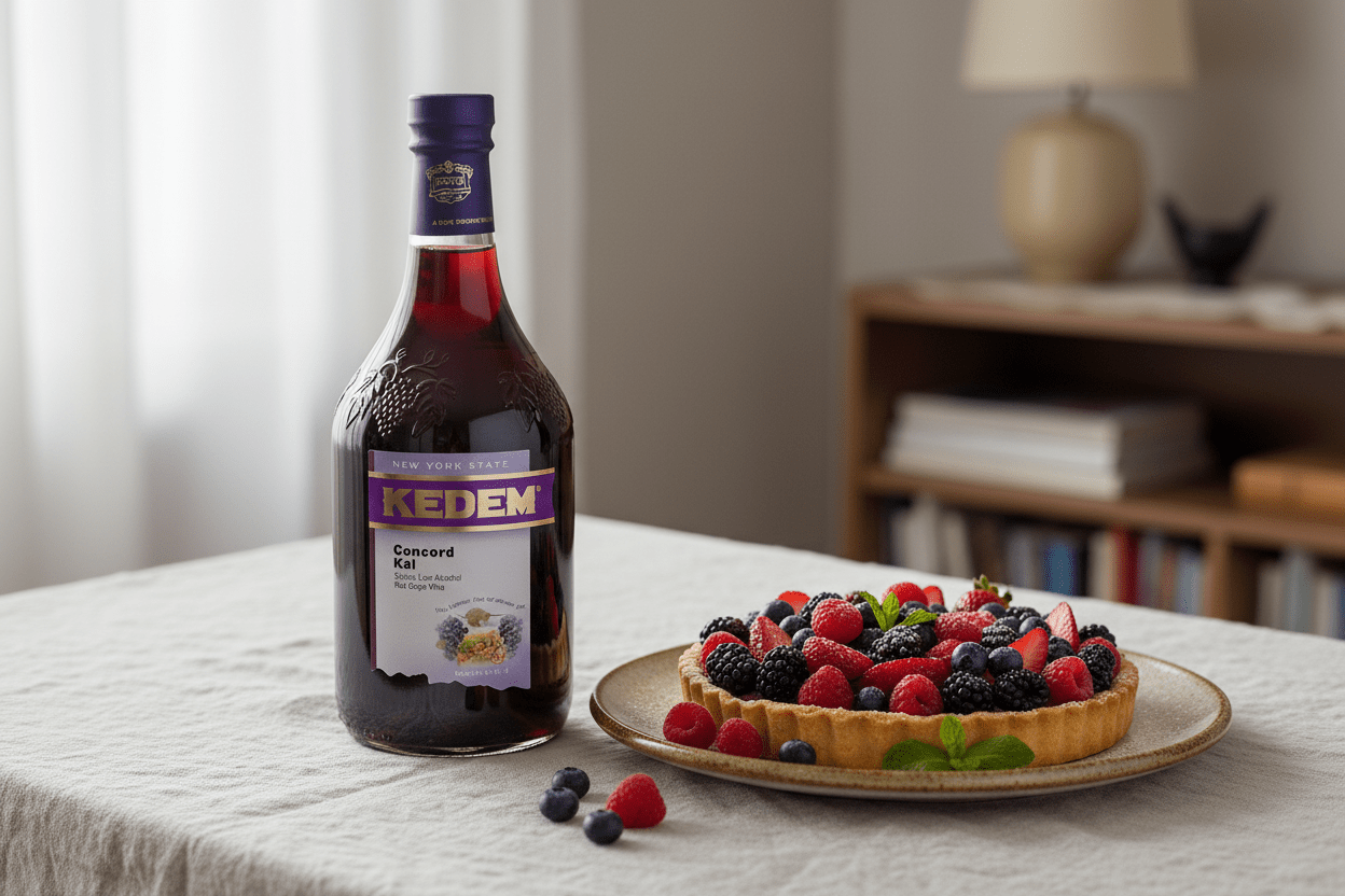 Vino tinto kosher kedem concord kal 1.5 lt - Vino de Estados Unidos - La Cava