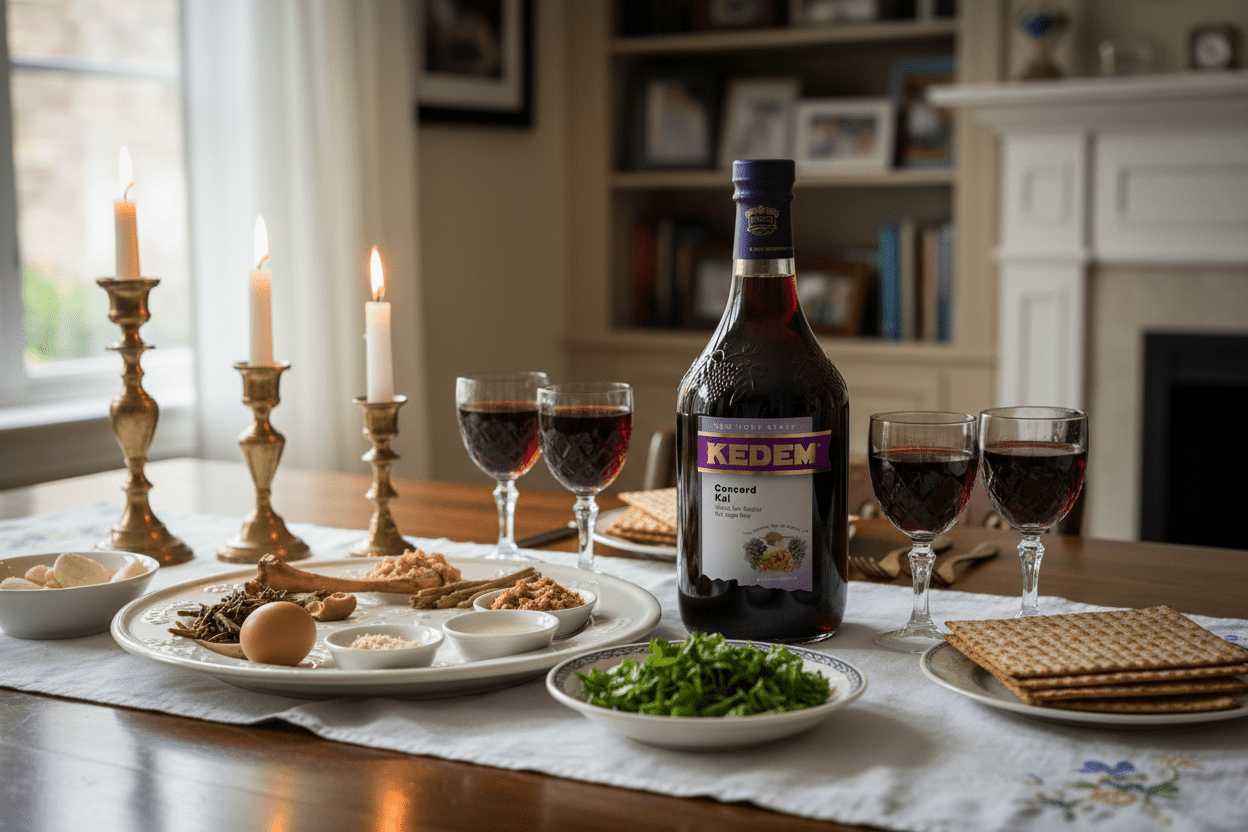 Vino tinto kosher kedem concord kal 1.5 lt - Vino de Estados Unidos - La Cava