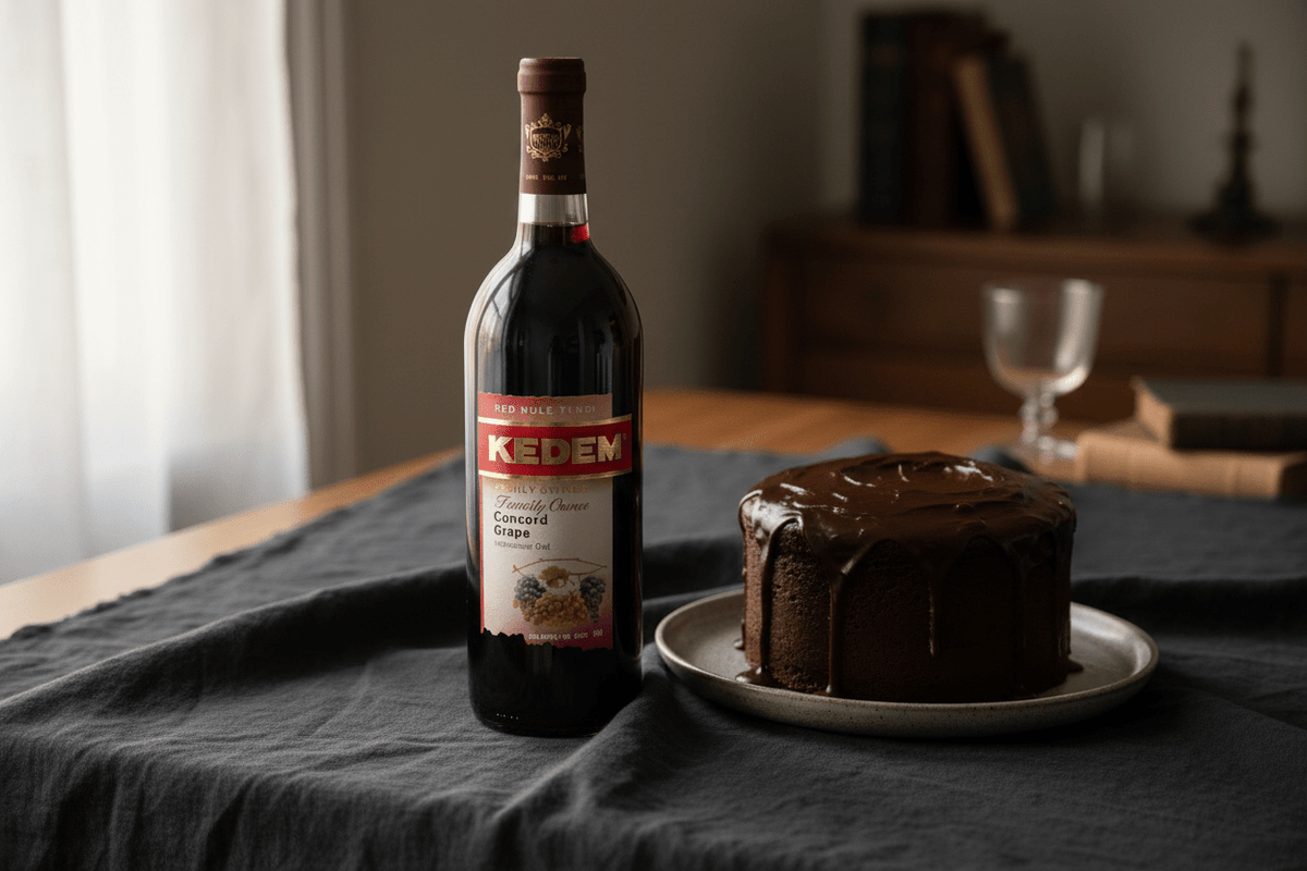 Vino tinto kosher kedem malaga wine 750 ml - Vino de Estados Unidos - La Cava