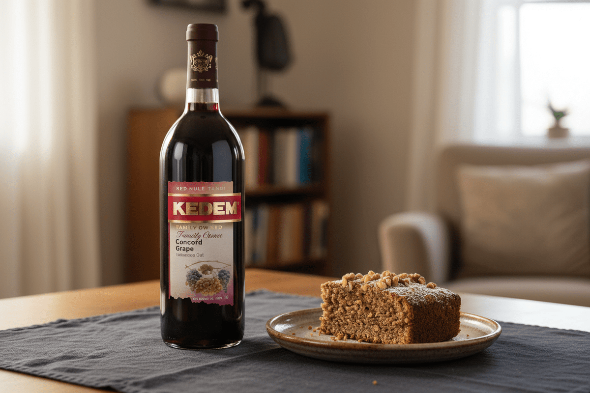 Vino tinto kosher kedem malaga wine 750 ml - Vino de Estados Unidos - La Cava