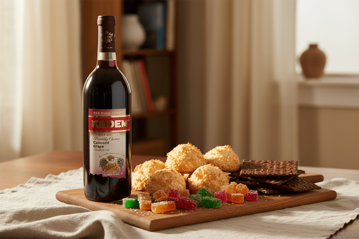 Vino tinto kosher kedem malaga wine 750 ml - Vino de Estados Unidos - La Cava