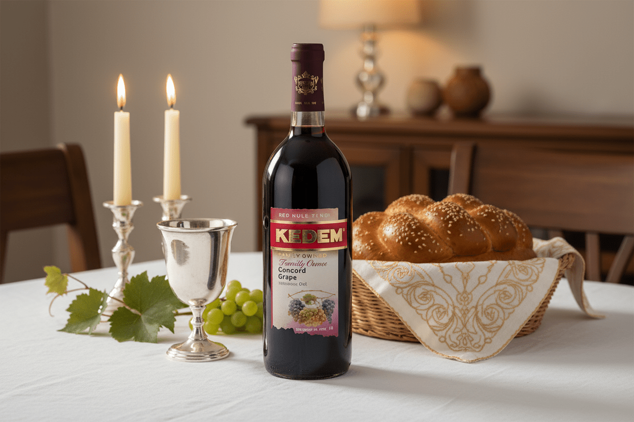 Vino tinto kosher kedem malaga wine 750 ml - Vino de Estados Unidos - La Cava