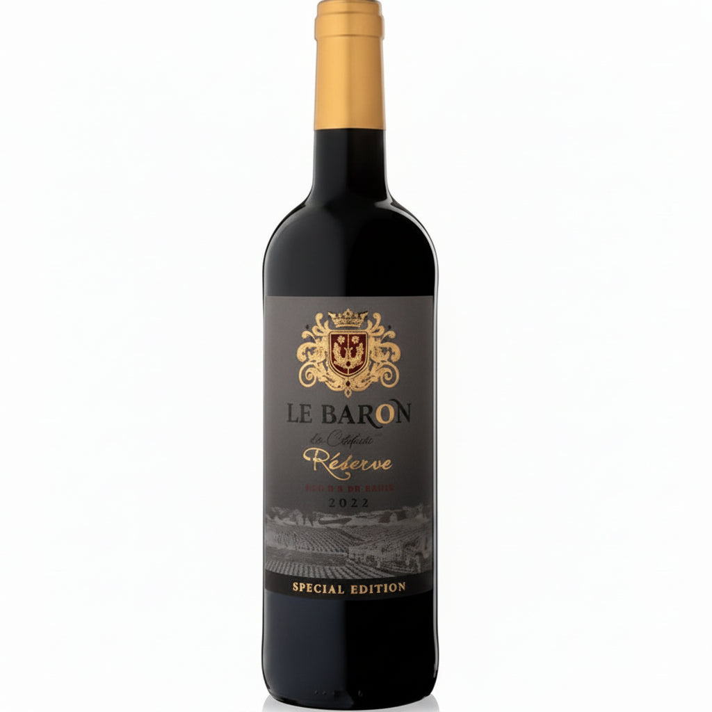 Vino tinto kosher le baron reserve 2022 Francia - La Cava