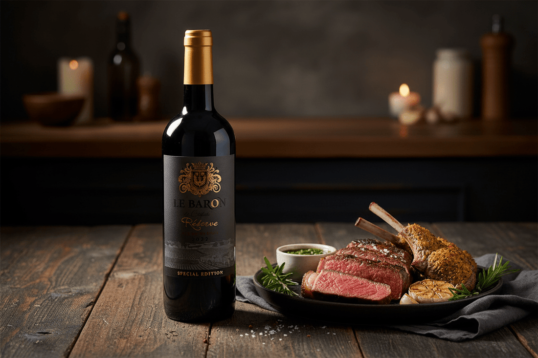 Vino tinto kosher le baron reserve 2022 Francia - La Cava