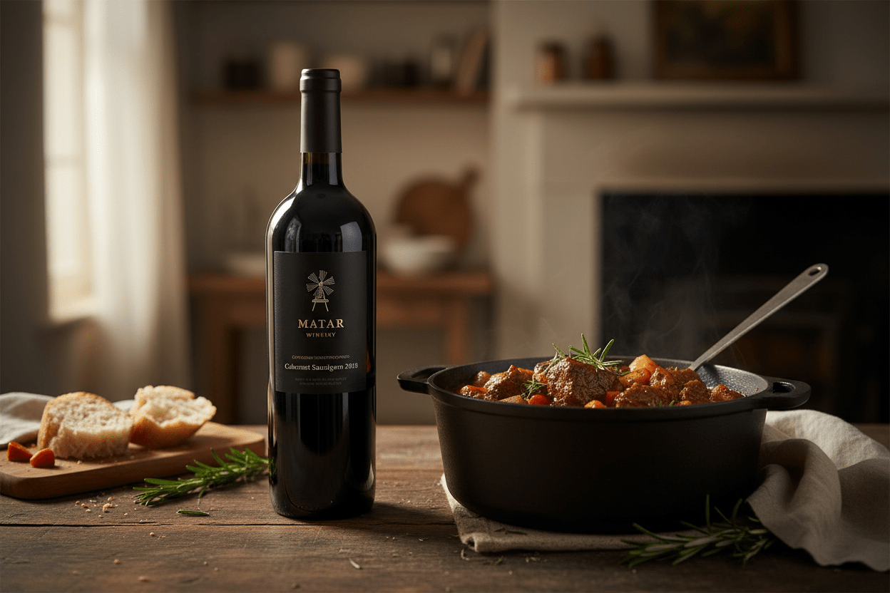 Vino tinto kosher matar cabernet sauvignon 750 ml - La Cava