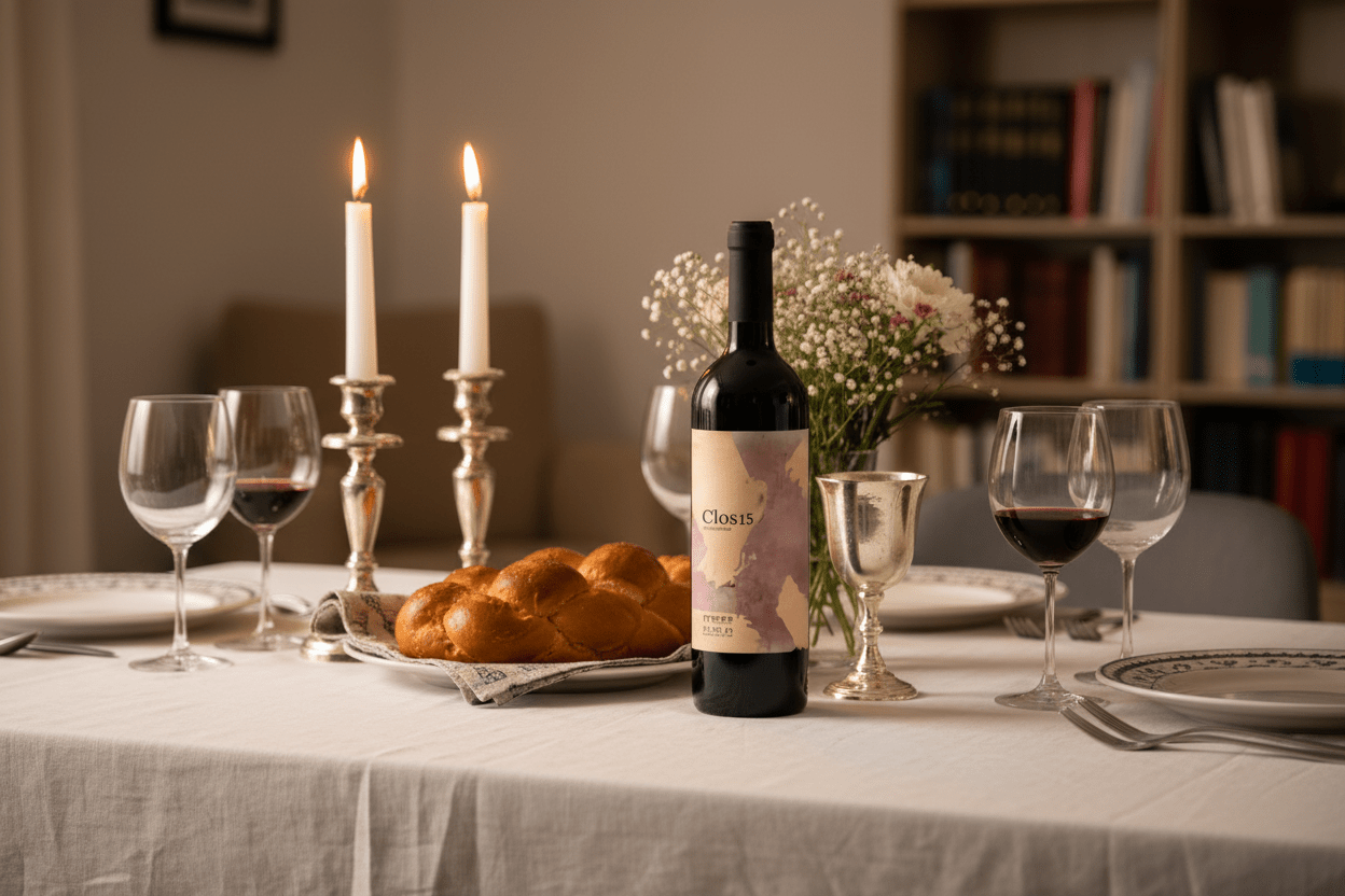 Vino Tinto Kosher Mevushal Clos 15 Red Blend 750ml - Vino de España - La Cava
