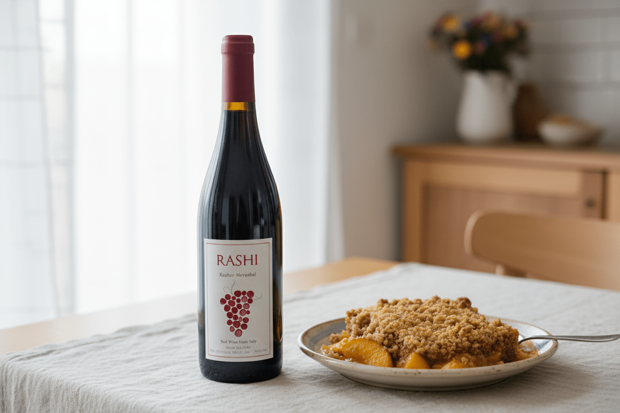 Vino Tinto Kosher Mevushal Rashi Joyvin Red Wine 750ml - Vino de Italia - La Cava