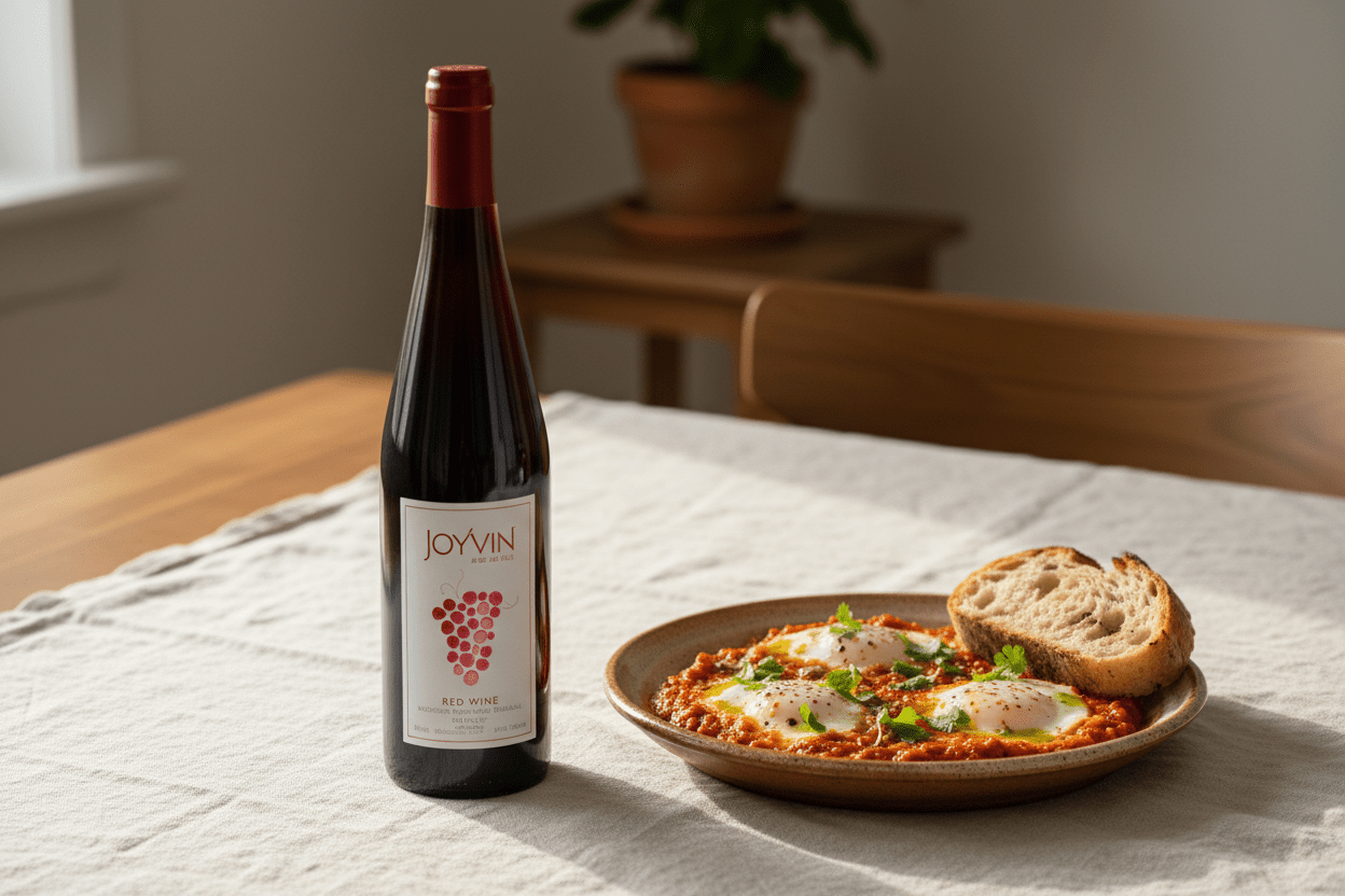 Vino Tinto Kosher Mevushal Rashi Joyvin Red Wine 750ml - Vino de Italia - La Cava