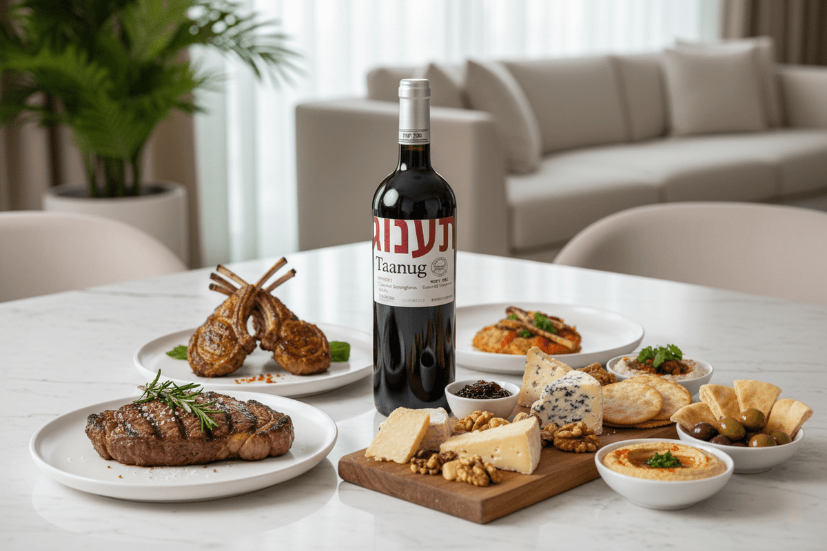 Vino Tinto Kosher Mevushal Taanug Cabernet Sauvignon 750ml Líbano-España - Vino de Líbano - La Cava