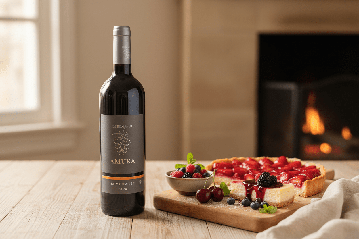 Vino Tinto Kosher or haganuz amuka semi sweet 750 ml Israel - Vino de Israel - La Cava