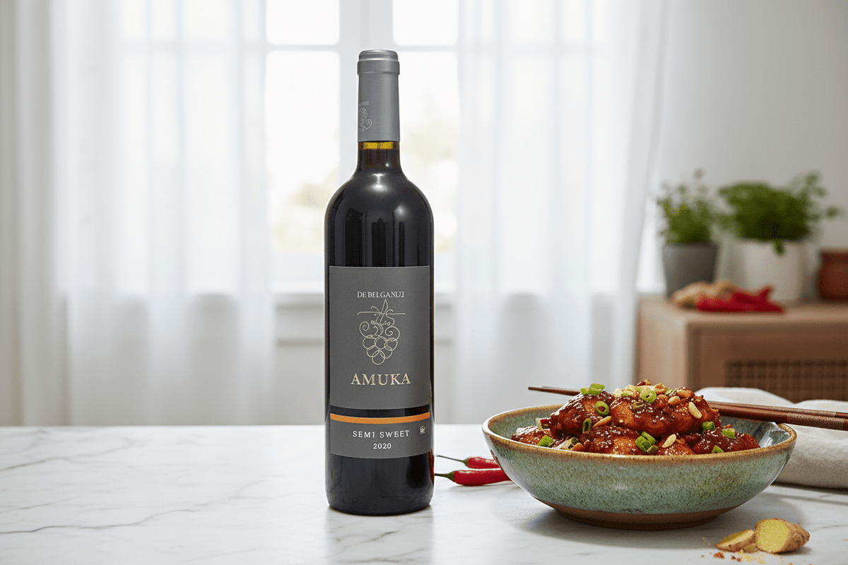 Vino Tinto Kosher or haganuz amuka semi sweet 750 ml Israel - Vino de Israel - La Cava