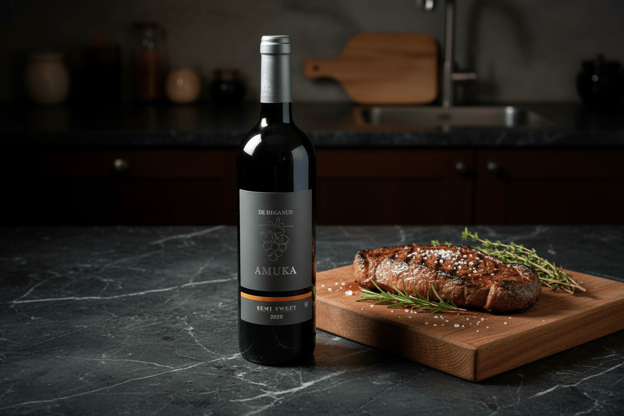 Vino Tinto Kosher or haganuz cabernet sauvignon amuka 750 ml - La Cava
