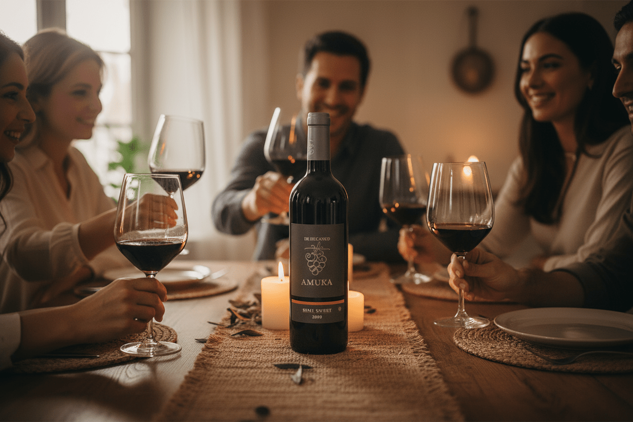 Vino Tinto Kosher or haganuz cabernet sauvignon amuka 750 ml - La Cava