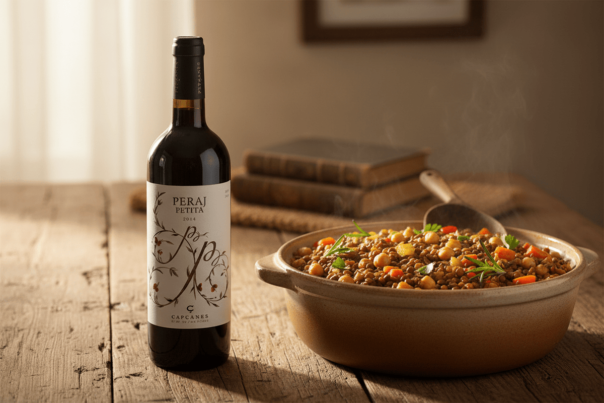 Vino tinto Kosher peraj petita capcanes 750 ml España - Vino de España - La Cava