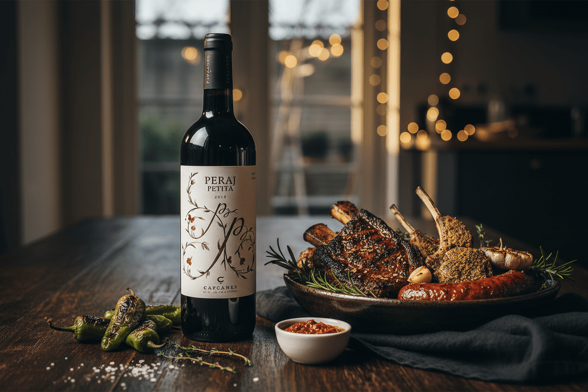 Vino tinto Kosher peraj petita capcanes 750 ml España - Vino de España - La Cava