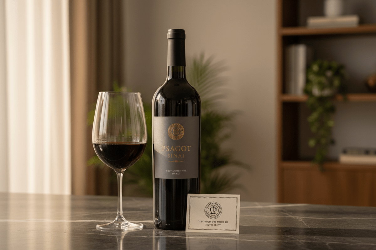 Vino tinto kosher psagot sinai red 750 ml - La Cava