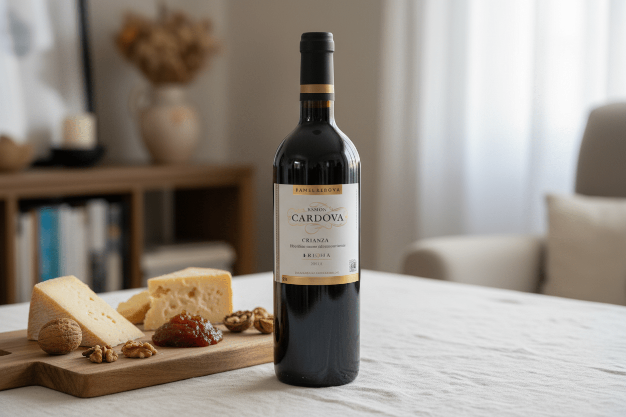Vino tinto kosher Ramon Cardova crianza 750 ml - Vino de España - La Cava