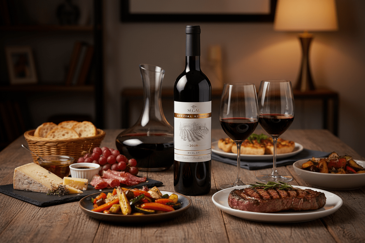 Vino Tinto Kosher Segal Special Reserve Merlot 750ml Alta Galilea - Vino de Israel - La Cava